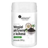 Poudre de charbon actif de noix de coco de qualité alimentaire 300MG 200g ALINESS